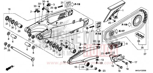 BRAS OSCILLANT CRF450LL de 2020